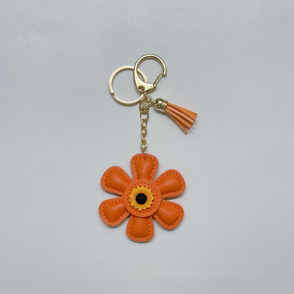 Nuevo Colgante Llavero Girasol Pequeño Fresco Moda Colgante para Bolso de Niñas