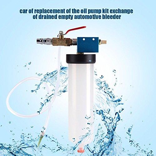 CarAngels Pneumatischer Automatischer Bremsflüssigkeitswechsel Bremsenentlüfterflasche Ölwechsler [Japanische Bedienungsanleitung enthalten] Bremsenentlüftung Universal
