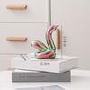 Creative Balloon Swan Electroplating Multi-color Abstract Ceramic Jewelry Sculpture Study Statue Home Office Decoration Gift
