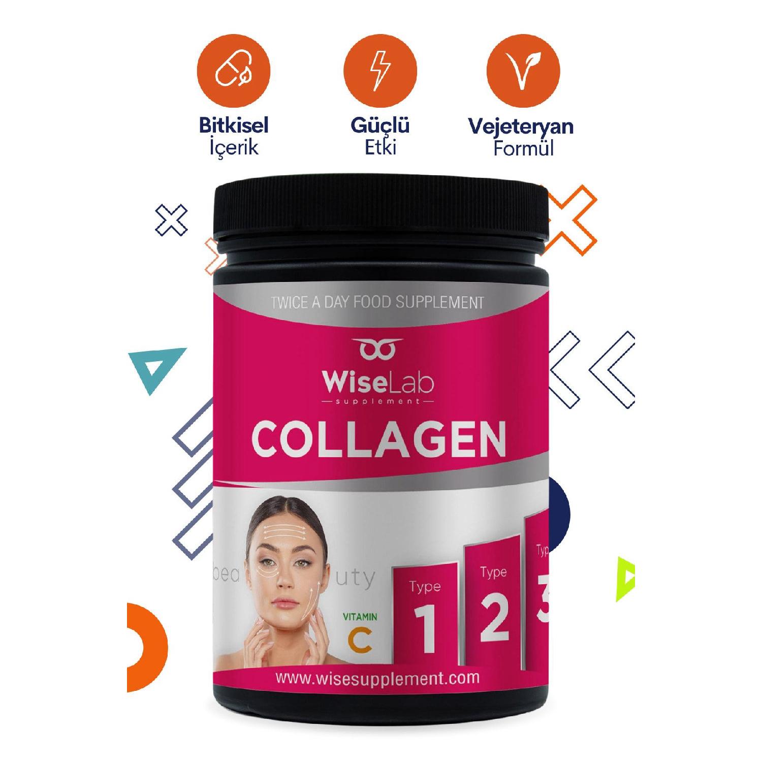 

Beauty Collagen Powder 3 Types Collagen Type1, Type2, Type3 Vitamin C 300гр