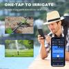 Solar Powered Wifi Hose Faucet Timer with Brass Inlet Wi-Fi Programmable Sprinkler Timer Smart Watering Timer