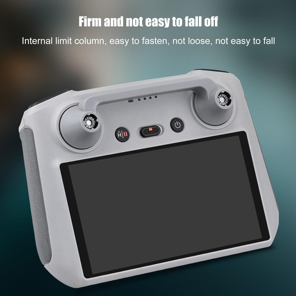 Capa de Joystick para Drone para Mini 3 Pro Encaixe Preciso Plástico Leve Protetor de Balancim Drones RC Cinza