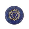 20mm Seven-Color Chakra Gemstone Agate Discs for Creative Decoration