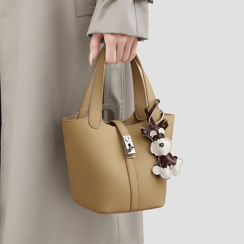Bucket Bag 2025 New Women's Bag Autumn Winter Fashion Versatile Handbag Versatile Basket Bag Single Shoulder Crossbody Bag