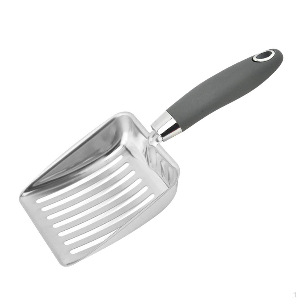 Łopatka do kuwety dla kota, aluminiowa, podnośnik, narzędzie do czyszczenia, łopatka dla zwierząt, metalowa, dla kota