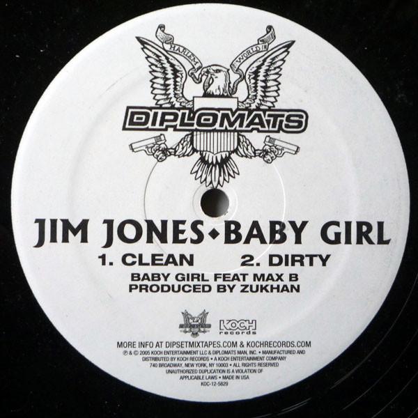 

12inch Record JIM JONES - Baby Girl KOC125829 Diplomats, Koch 2005 US Dance & Electronica Used