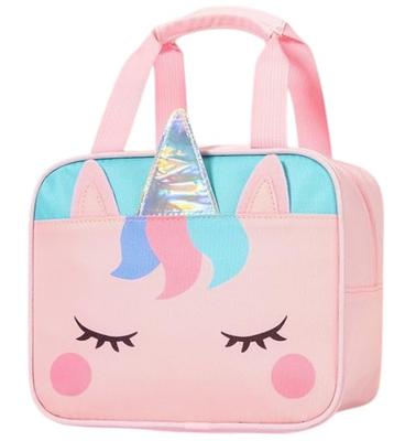KAHNIs Cute Unicorn and Dinosaur Lunch Insulated Lunch Perfect for and Students Bag, Bag, Water-Repellent, High-Capacity, Kids, Businessmen, (Pink