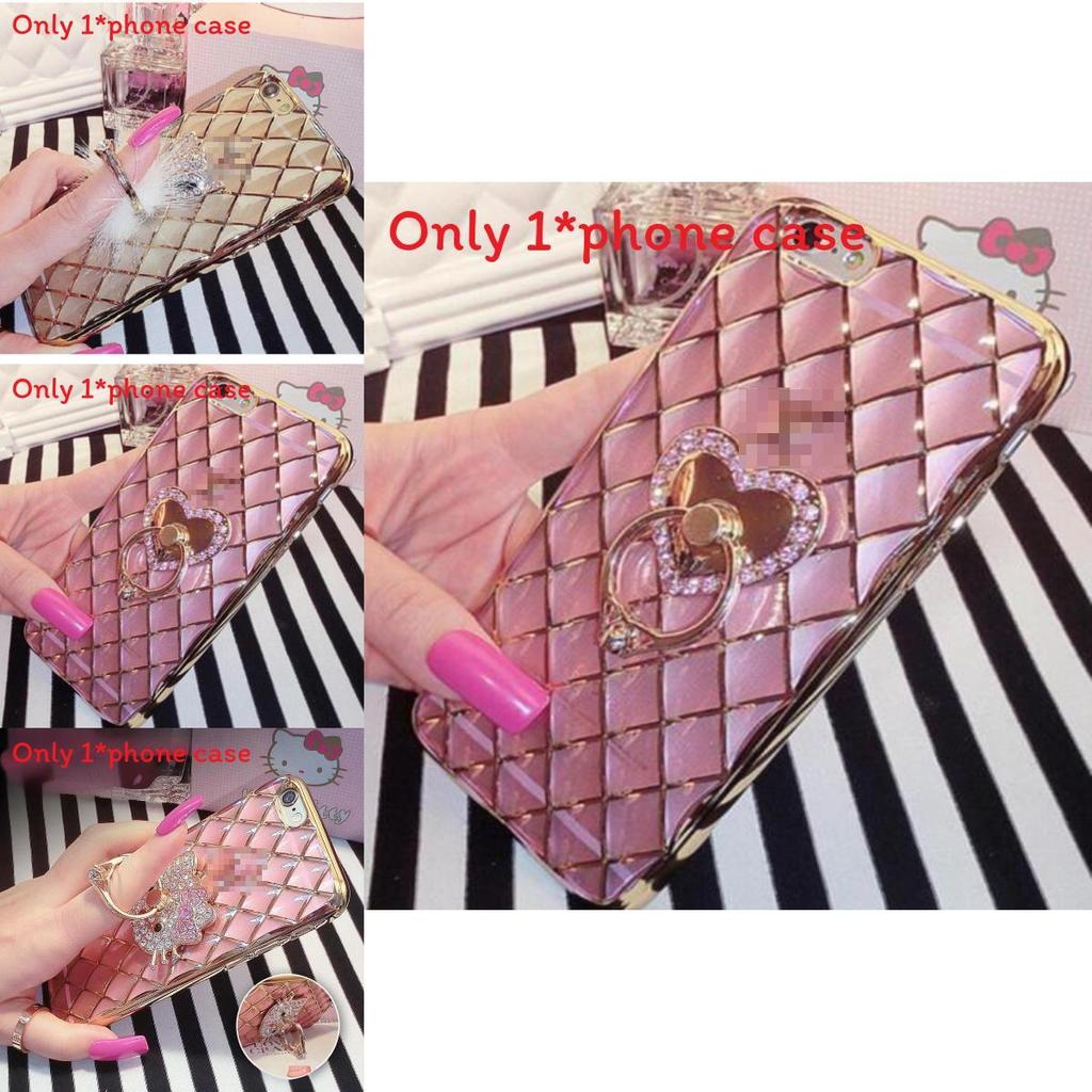 Luxus Glanz Mesh Wasserbohrer Diamant Kristall Hart Handyhülle Für Iphone 5 6 7 Plus