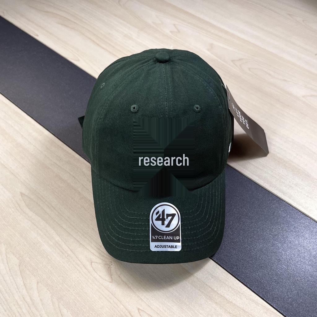 Unisex Dark Green Embroidered 47 Brand NY-LA Baseball Cap with Curved Brim