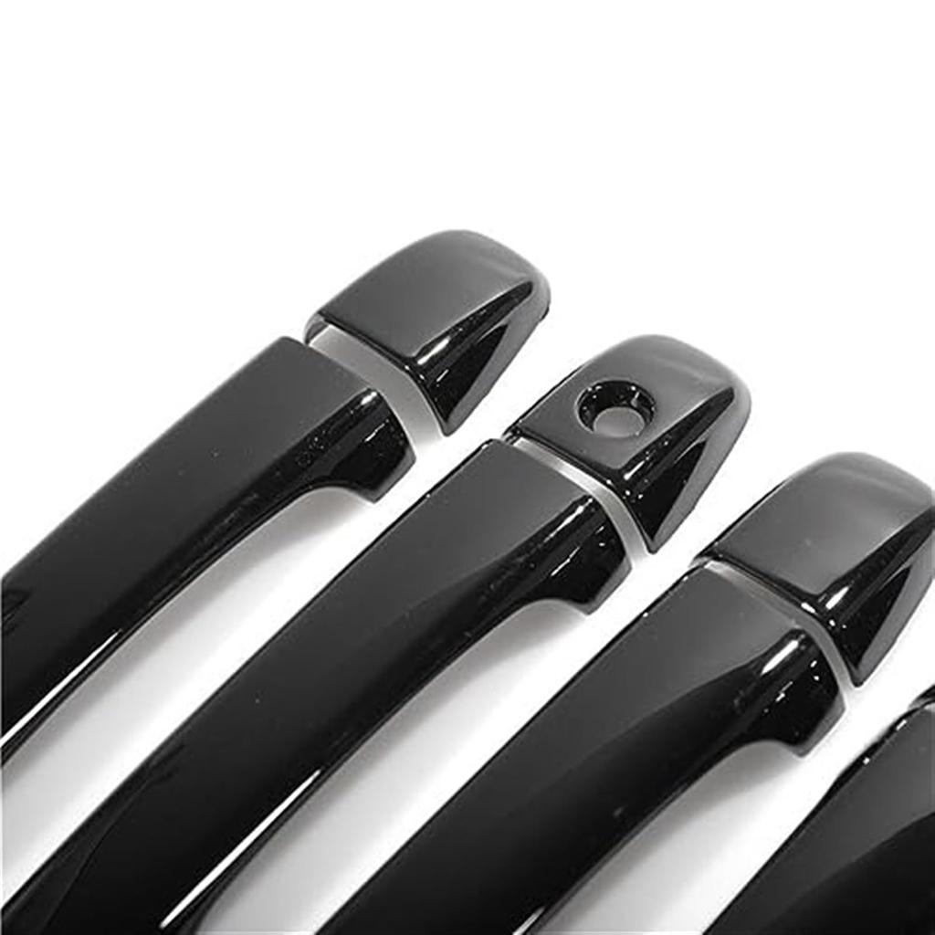 Glossy Black Door Handle Shell for Toyota Prius XW30 30 ZVW30 ZVW35 Car Door Handle Styling Accessory by Wibplex No Keyless 2010-2015, Cover, Pad,