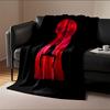 Keyhole Pole Dance Silhouette for All Seasons Blanket Lunch Break Throw Gift