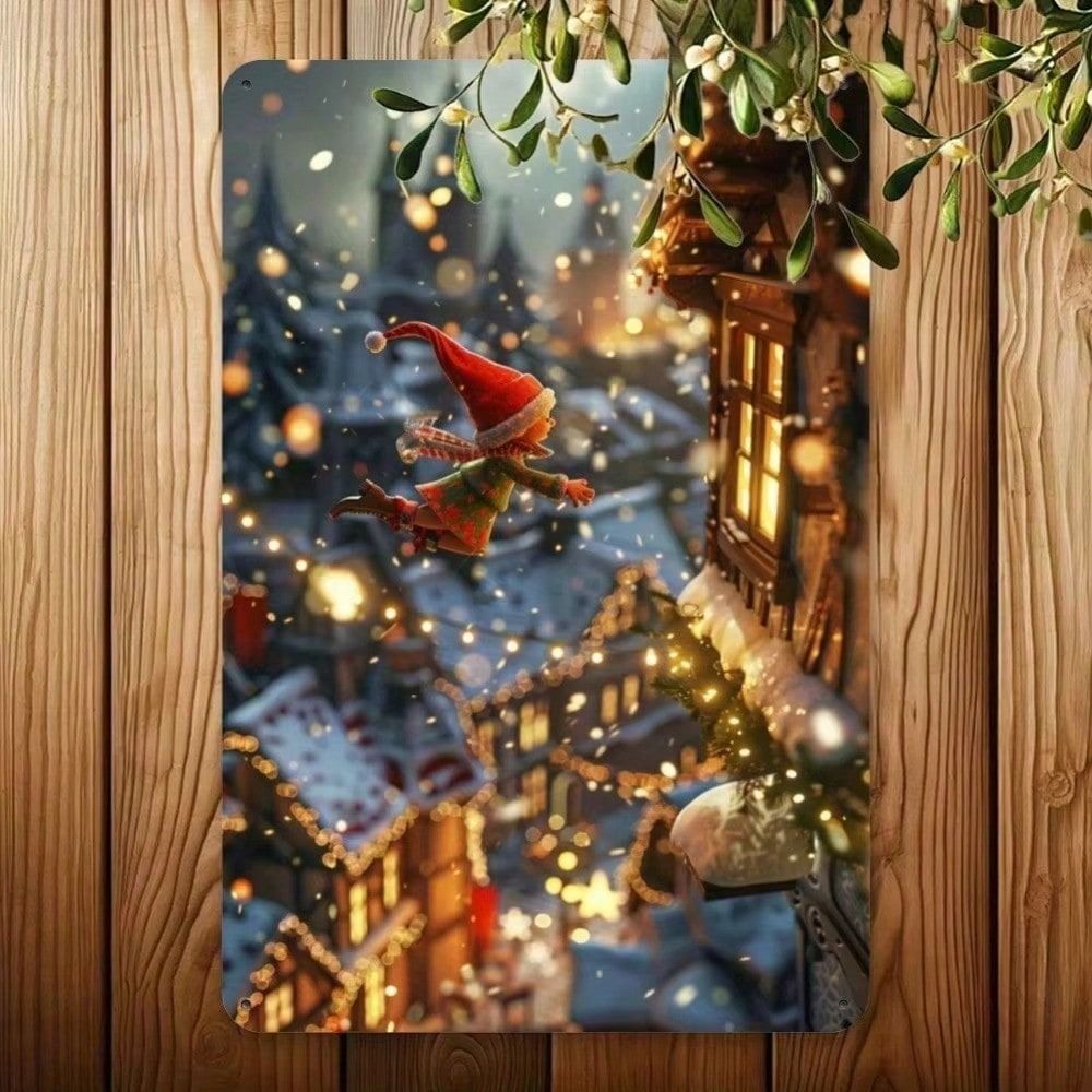 

Vintage Metal Tin Sign Wall Art Decor 20x30cm Retro Iron Painting Plaque for Bar Cafe Home