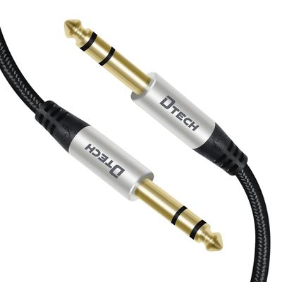 DTECH Guitar Cable 3m Nylon TRS DT-TRS3M