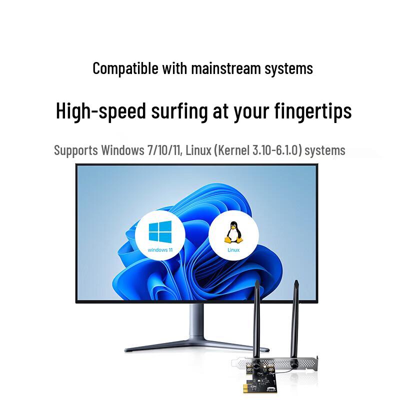UGREEN PCIe WiFi 6 Network Card with Bluetooth 5.4 (CN version)