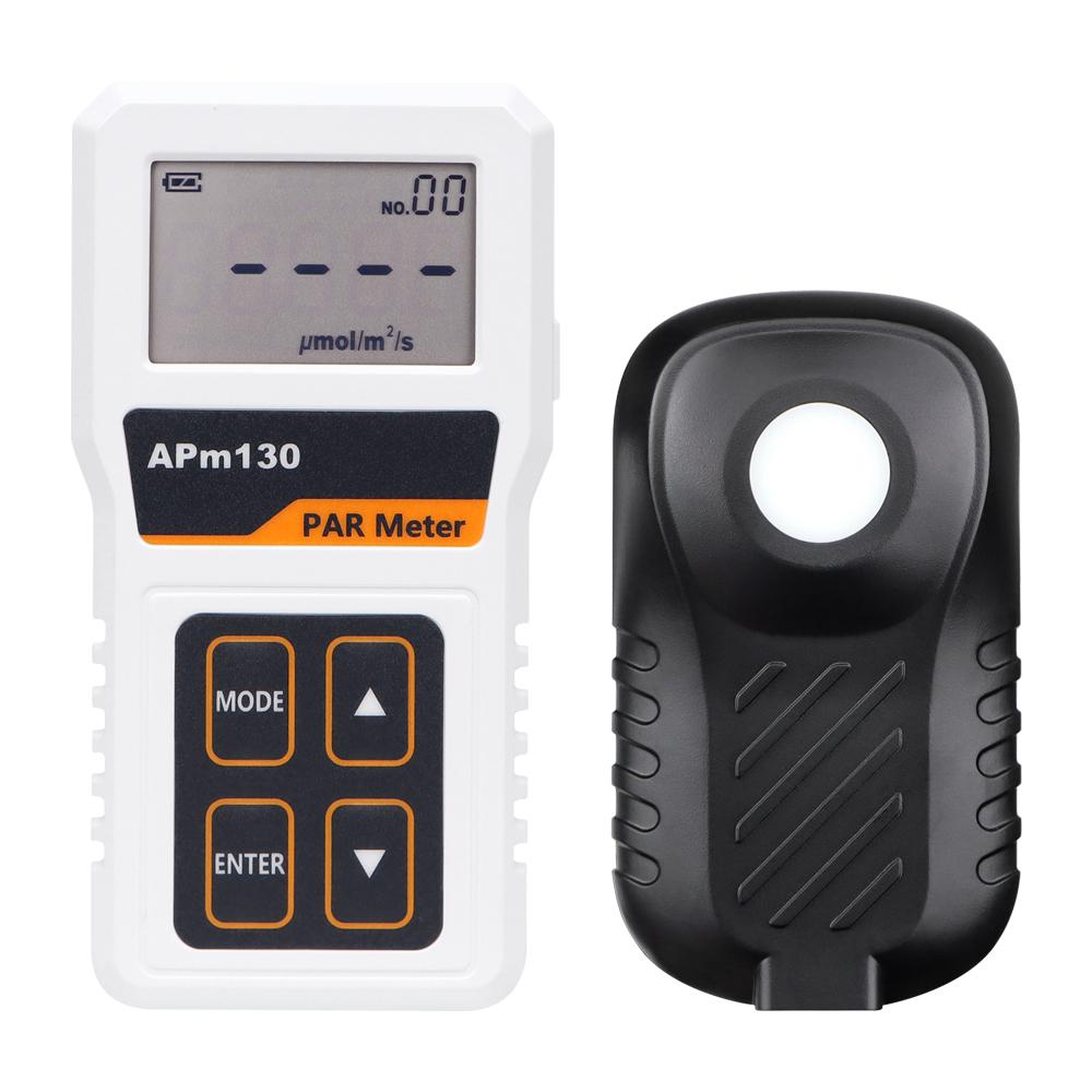 

PAR-метр Цифровой Квантовый Фотосинтетическая Активность Излучение PPFD Водонепроницаемый Датчик Растения Запись Данных Люксметр APM130