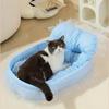 Gauze Edged Cat Princess Sofa Bed Washable and Removable All-Season Pet Mat Suitable for Cats and Dogs