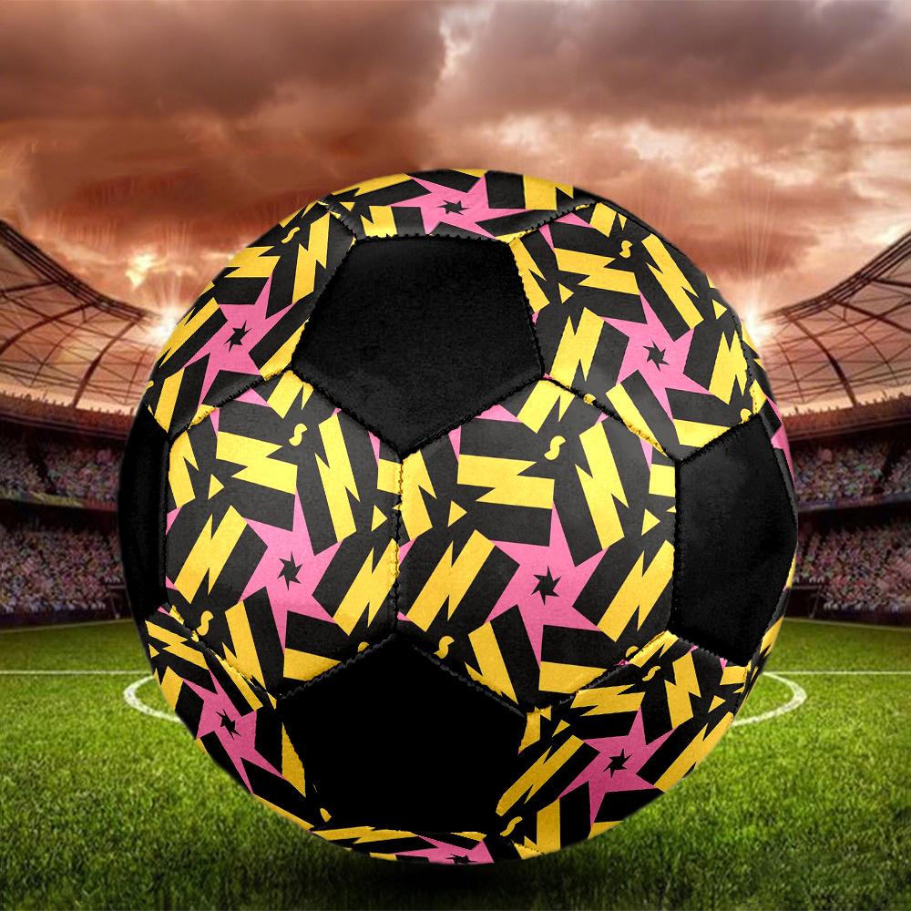 1pc Abstract Geometric Durable Soccer Ball/Football, Size 5, Perfect for Training, Entertainment And Competition,Gift yy26060687