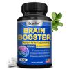 Cápsulas Suplementares Nootrópicas Brain Booster, Complexo 40 em 1, 120 Cápsulas para Foco e Suporte Cognitivo