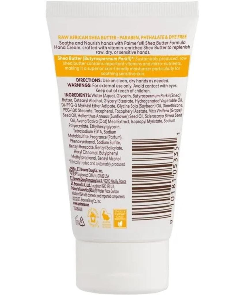 Nawilżający krem do rąk z masłem shea Raw Shea Palmers 60 g