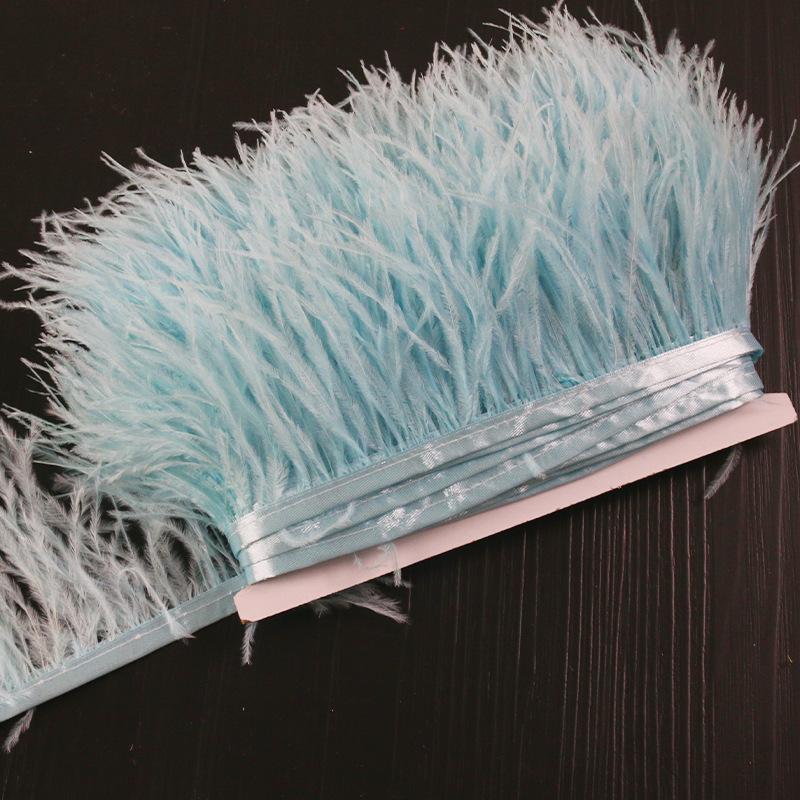 8-10 Ostrich Feather Diy Handmade Jewelry Accessories Crafts Decorative Clothing Skirt Cuffs