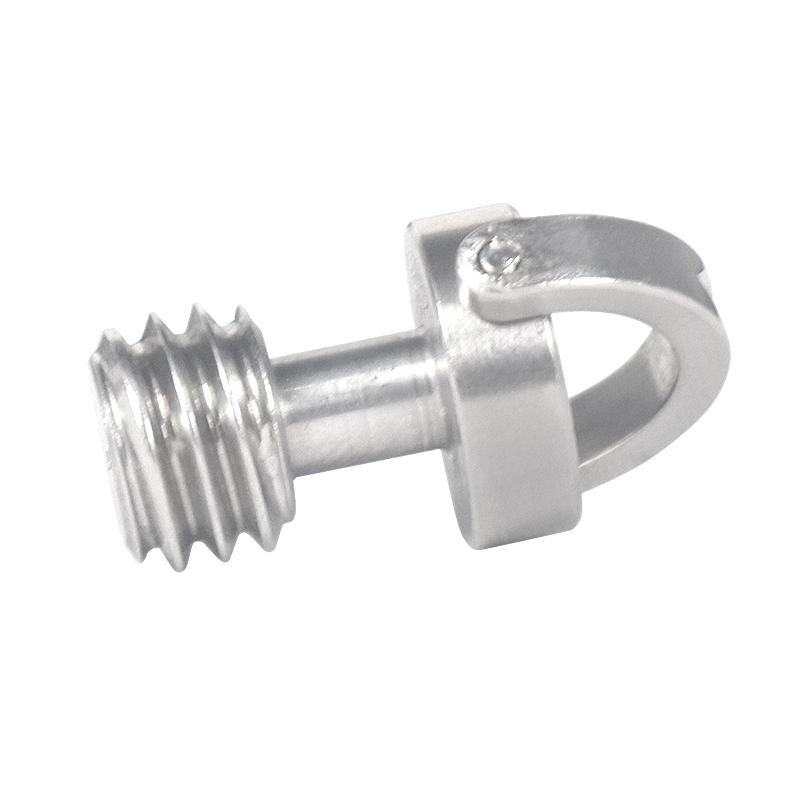 1/4" 3/8" Screw Stainless Steel Thread D-Ring DSLR Camera Cage Quick Release Plate Screw Tripod Mic LED Flash Light Fixing Mount