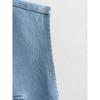 Giacche senza maniche da donna alla moda con tasche, gilet monopetto in denim con risvolto vintage, canottiere da donna