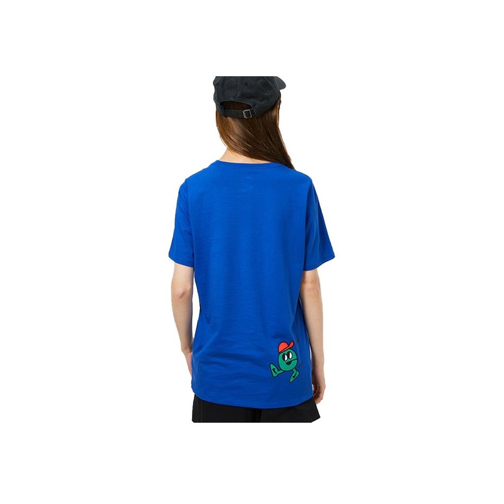 Nike Cartoon Print Casual Sport T-Shirt With Regular Shoulders Kids Tops Blue DJ5380-481