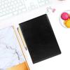 STOBOK A4 Business Notebook, 192 Pages, Large Capacity, Thick Ruled, PU Leather Hardcover, Diary, Minutes, Planner, Schedule Management, Simple and St