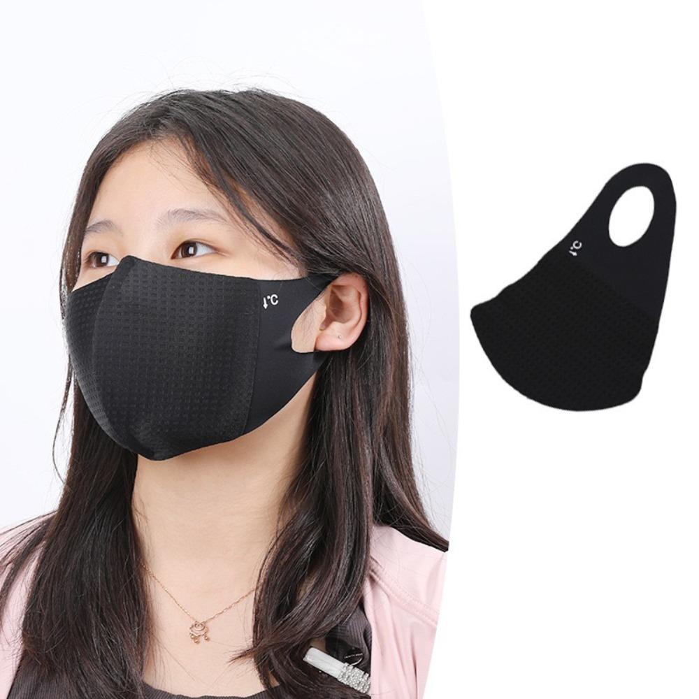 4pcs/set Sunscreen Face Scarf Face Cover UV Protection Face Gini Mask Thin Ice Silk Mask  Fishing