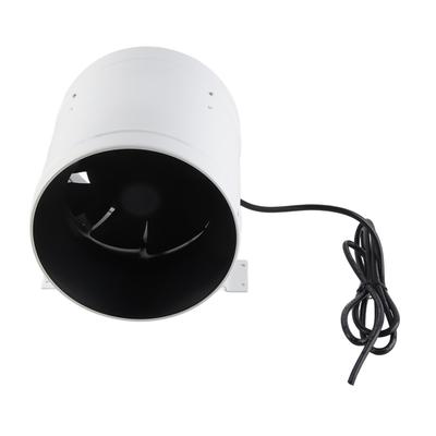 Ventilador de Duto Controlador de Velocidade Ajustável de 8 polegadas para Quartos de Hotel 75W 3800 RPM 1205m H 710CFM AC220V