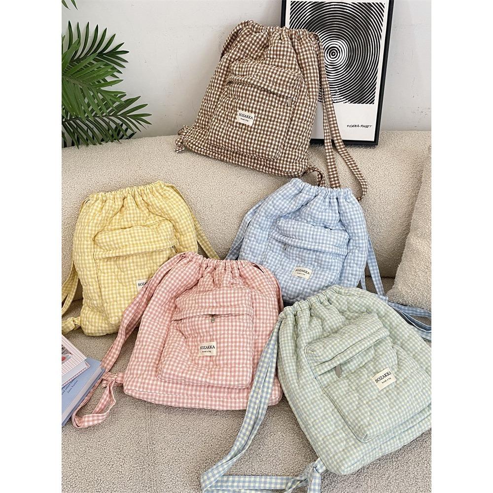 New Children's Backpack Large Capacity Portable Kid's School Bag Cartoon Cute High-quality Fashion Girl Drawstring Backpack