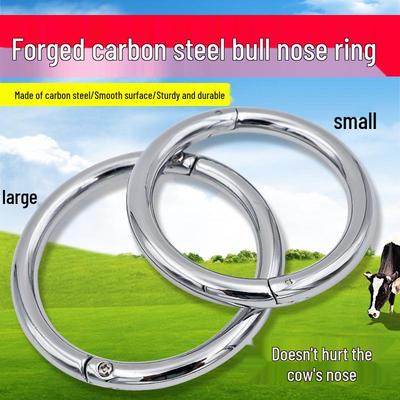 Thickened Plastic Cattle Nose Ring with Traction Buckle & Stainless Steel Pliers