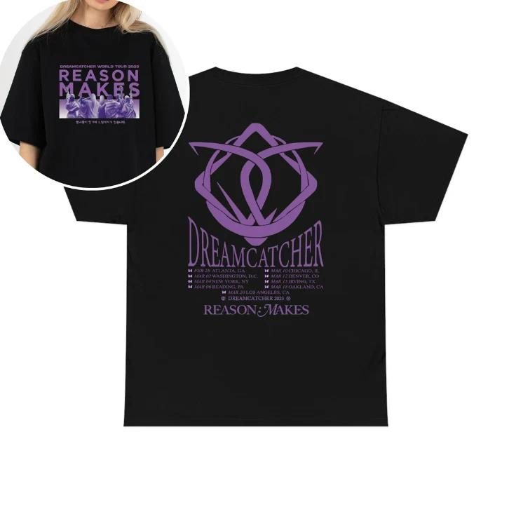Dreamcatcher Reason Makes Tour 2023 T-shirt, Dreamcatcher World Tour 2023 Shirt M
