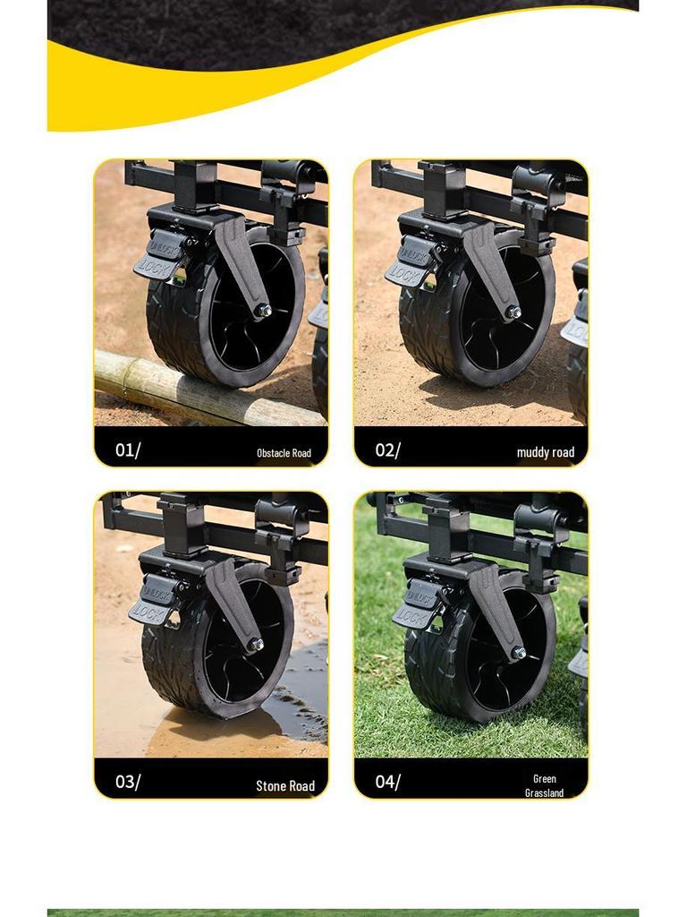 Tragbarer Outdoor Faltbarer Campingwagen für Auto, Picknick und Express-Nutzung