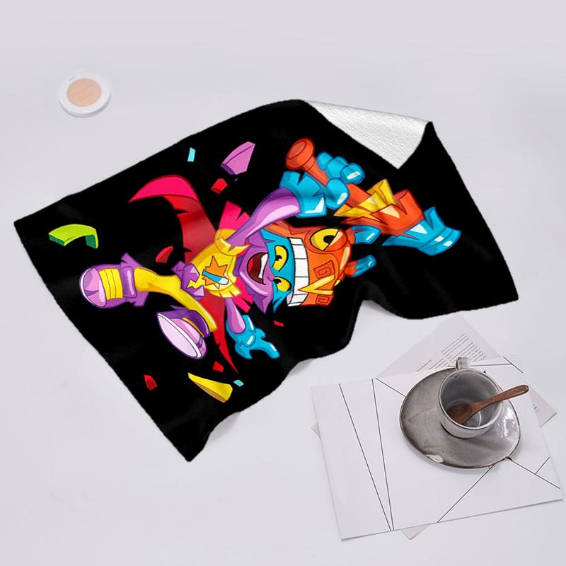 Beach Towel with Superthings3 Pattern - soft,absorbent,machine washable Lightweight&Modern,swimming,Travel Essentials