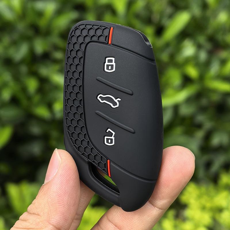 

Silicone Car Smart Key Cover Case Holder Bag Keychain for Roewe RX5 I5 I6 RX3 RX8 ERX5 for MG ZS EV MG6 EZS Protector