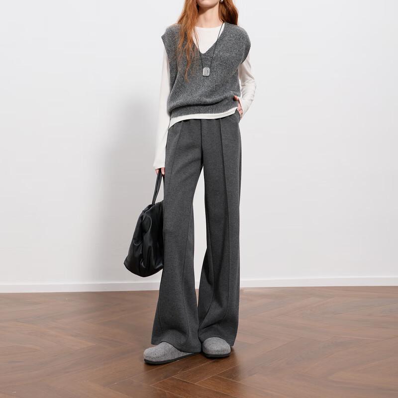 Sancai 2025 Winter Casual Loose Straight Pants