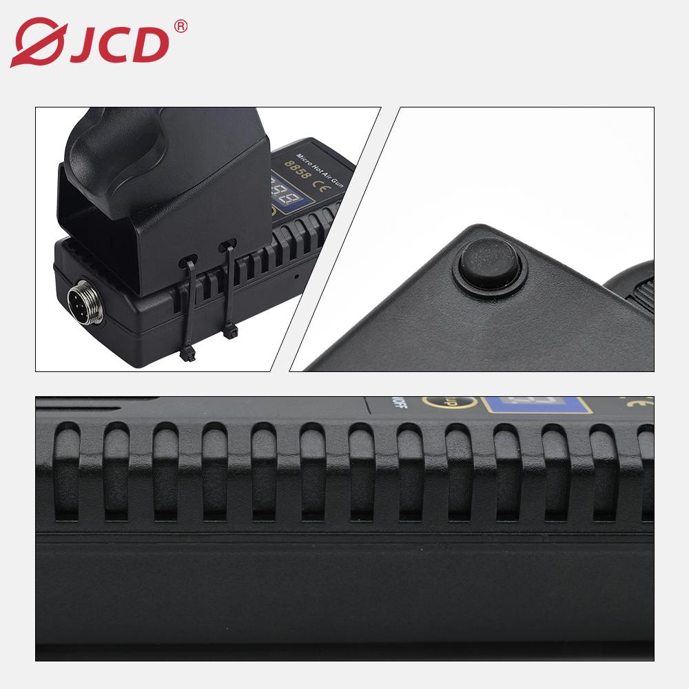 JCD 8858 Micro Hot Air Gun 750W Rework Soldering Station LCD Digital Hair Dryer For Soldering 110V Heat Gun Welding Repair Tools