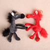 Horse Plush Keychain With Short Plush Material For Gift And Decor