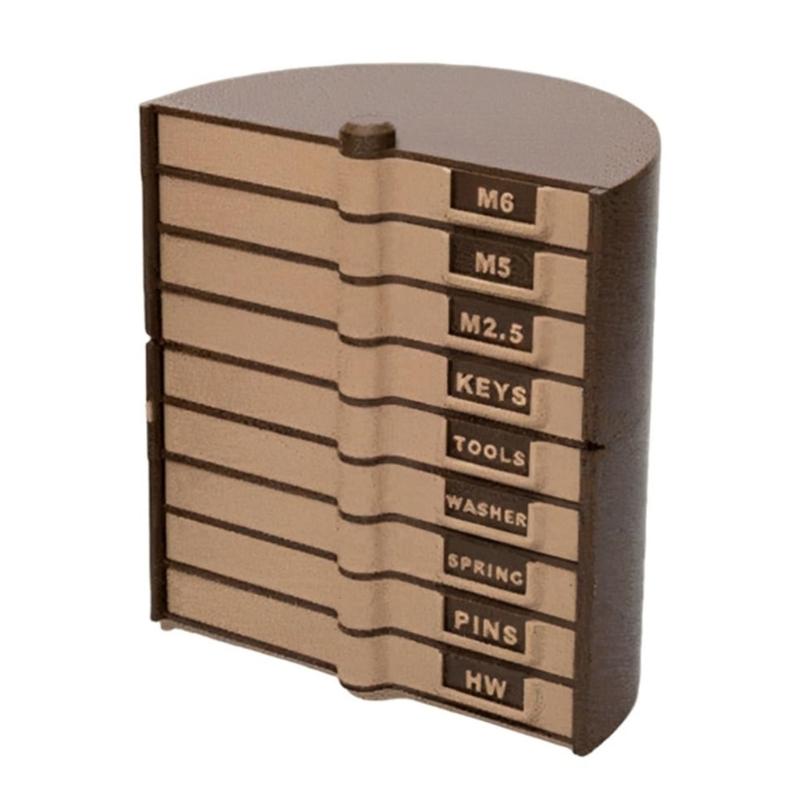 Workshop Parts Organizer 360 Rotating Modular Layers Small Parts Organizer Efficient Hardware Storage System 1