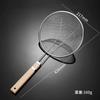 Wood Handle Stainless Steel Flour Filter Screen Soybean Milk Filter Screen Cooking Spoon Screen Snack French Fries Kitchen Tools