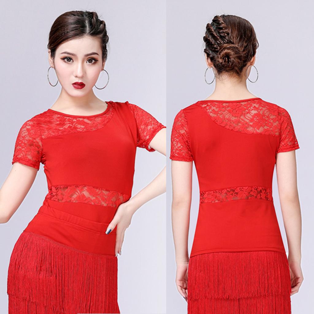 For Womens,Lace Tops Latin Dress,tango,rhythm,