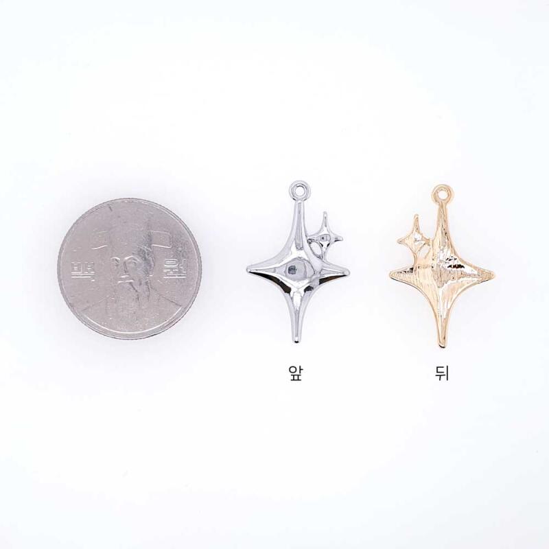 Metal Double Star Pendant Accessories