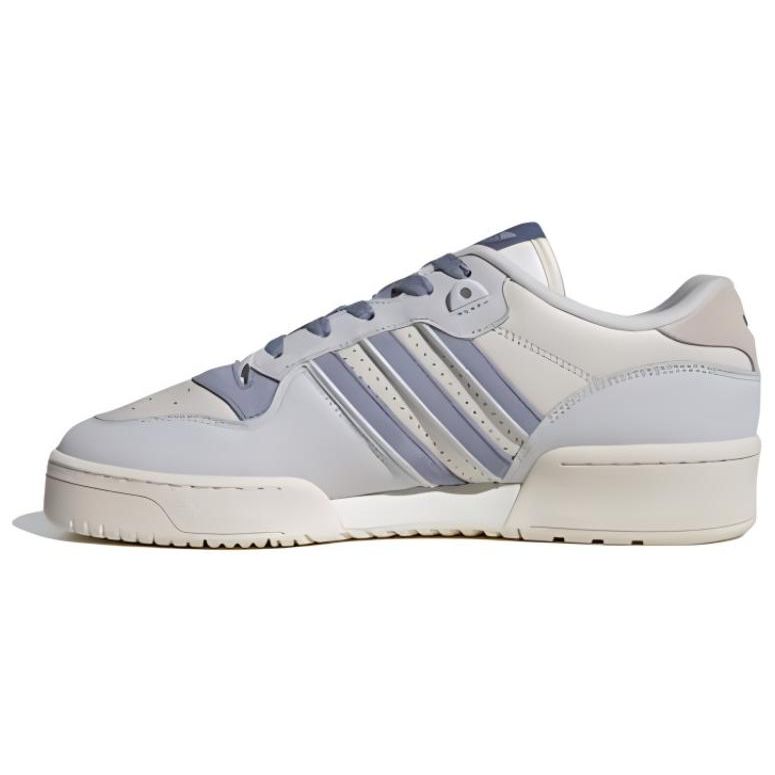 Adidas Originals Rivalry Low Simple Daily Low-Top Skate Shoes Women Sneakers White Purple IH0502