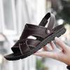 2023 Men's Genuine Leather Casual Beach Sandals