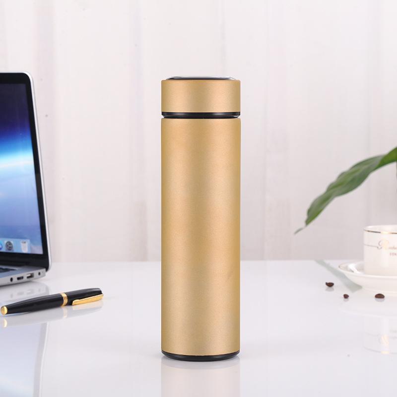 Intelligent Temperature Display Thermos Cup 304 Stainless Steel Car Portable Straight Body Cup Office Business Water Cup Gift Cup
