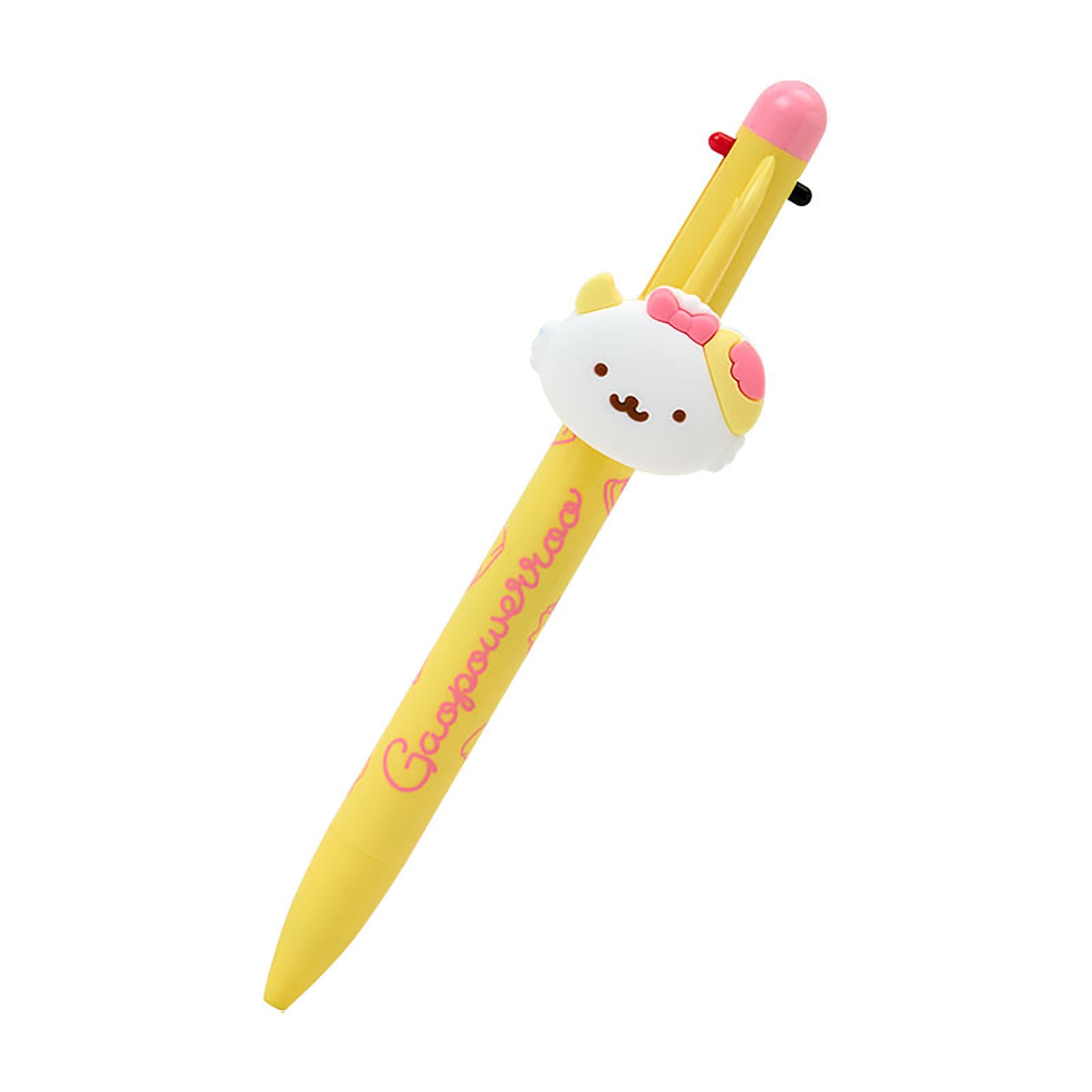 

Sanrio Ballpoint Pen ABS Ball Ink and Product 321508 3-Color (Omurice) Gaopawaru, Resin/PVC, Oil-Based, 0.7mm Diameter, Colors Black, Red, Blue,