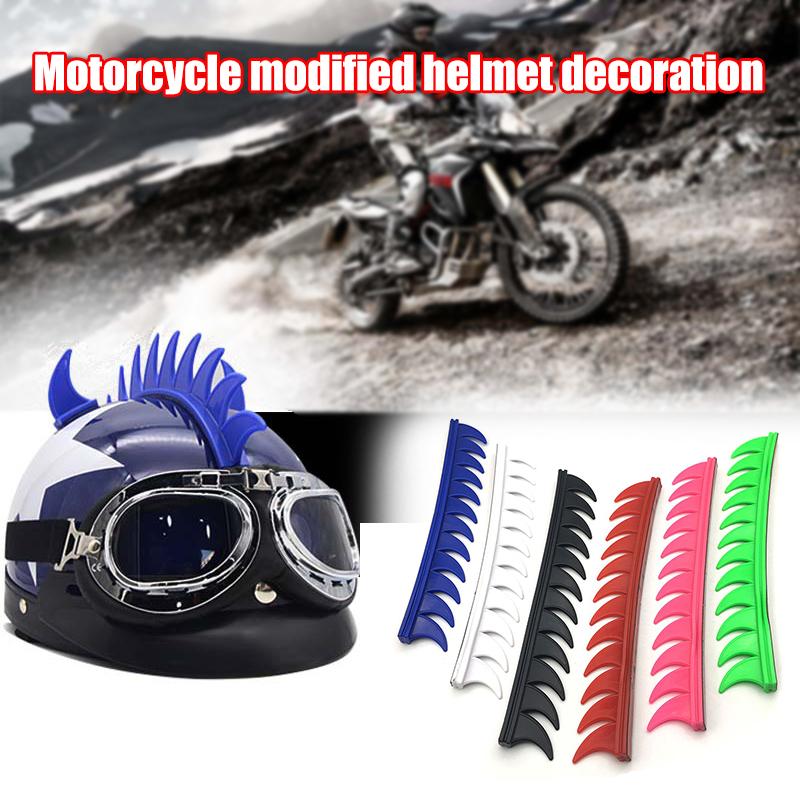 Motorcycle Helmet Styling Stickers Helmet Accessories for Bike Scooter Motocross Full Face Helmet  Retro Decoration Unisex