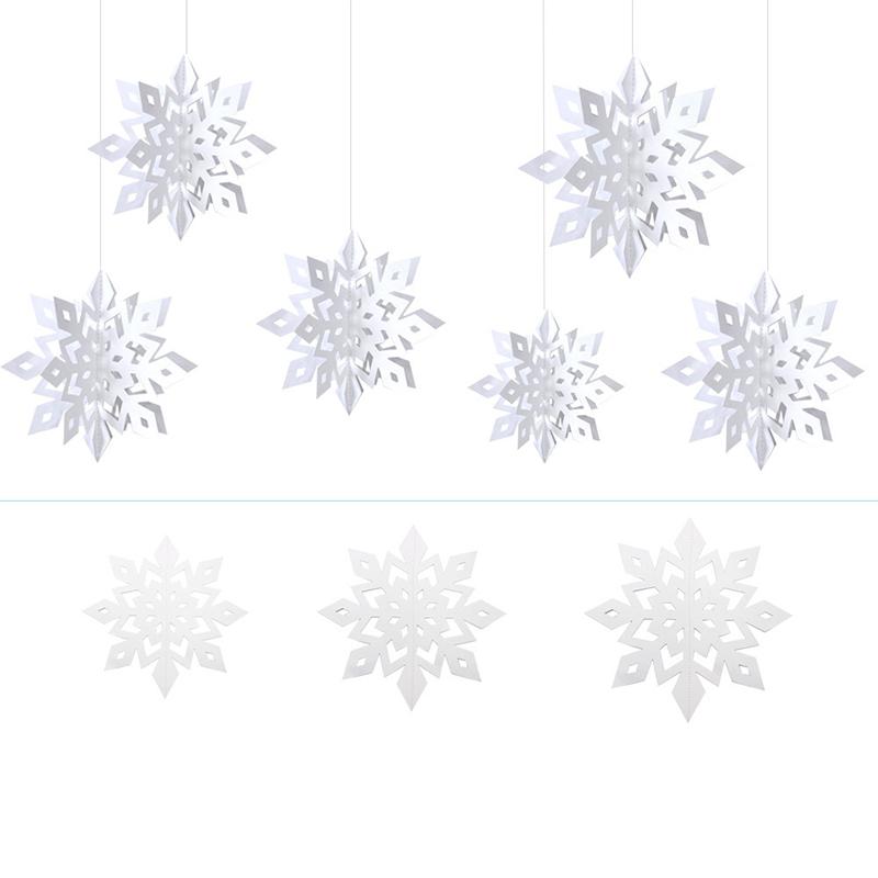 6/12pcs Home Christmas Decoration Home Shopping Mall Window Hanging