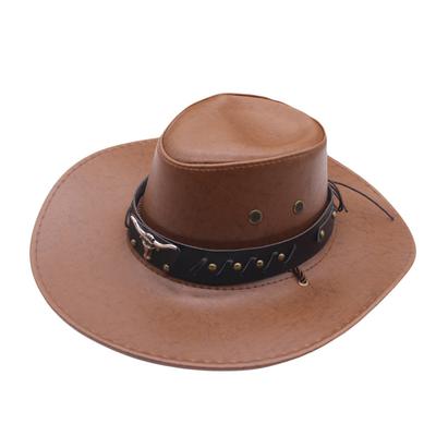 New Cowboy Men's Hat Spring and Summer Eaves Western Sunshade Sun Hat Outdoor Knight Hat Beach Hat